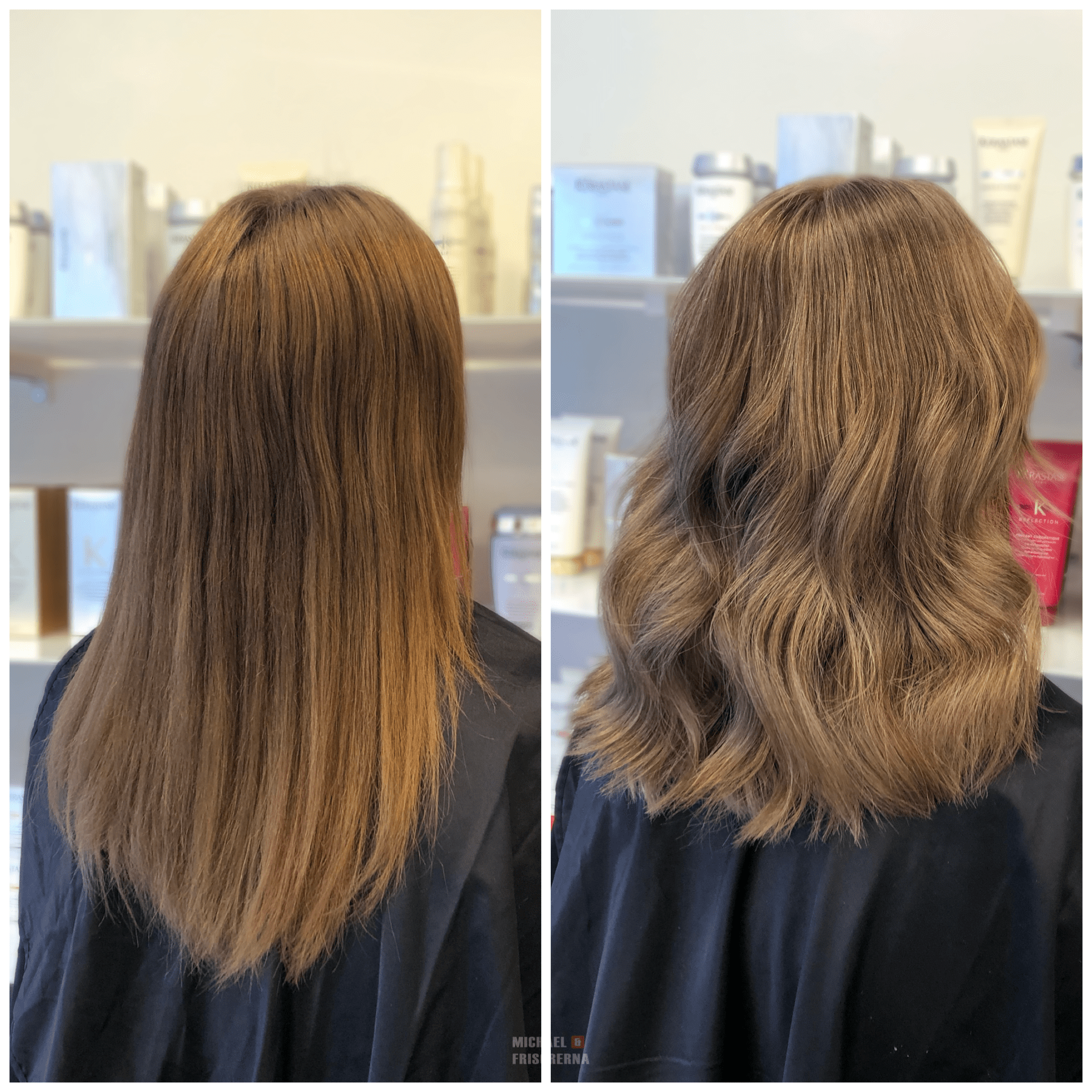 Beige hårfärg
