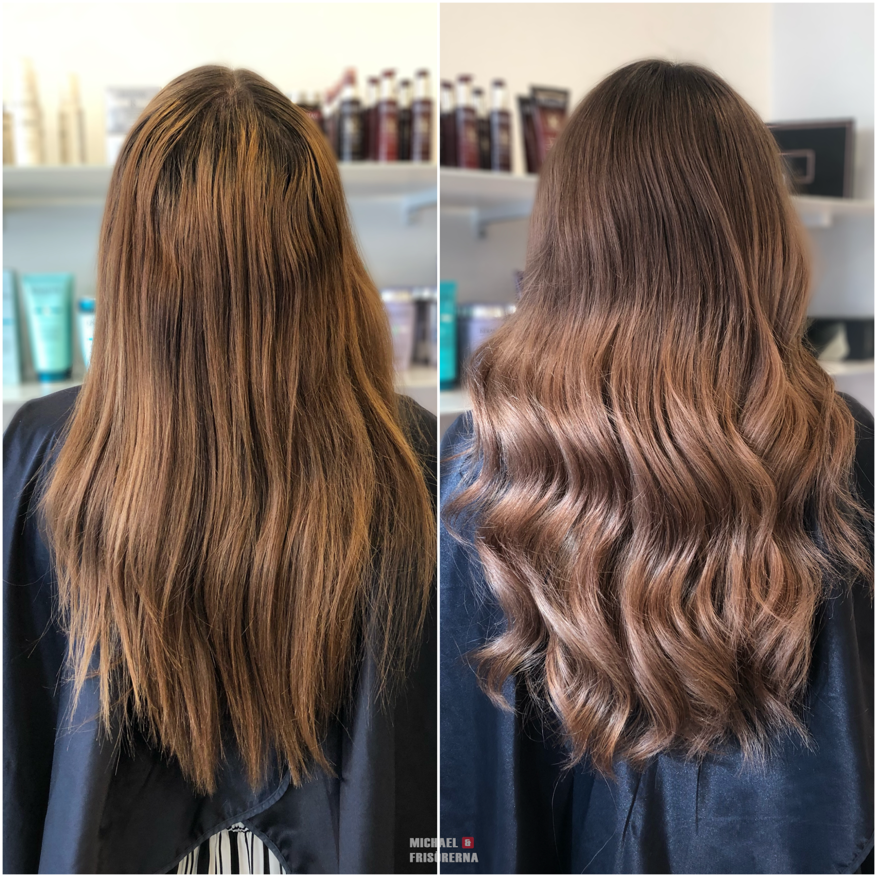 Brown brun balayage