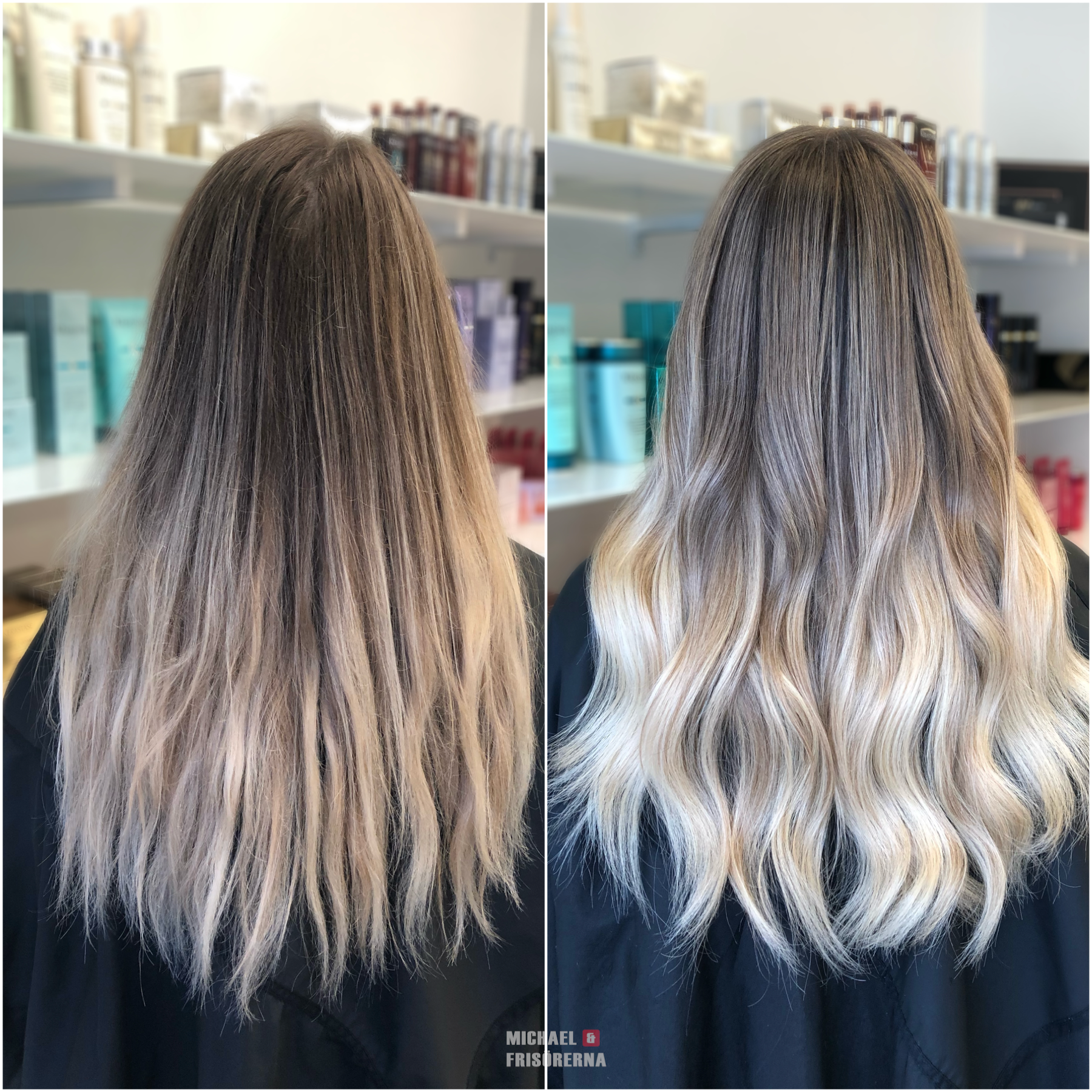 Balayage hair ombre