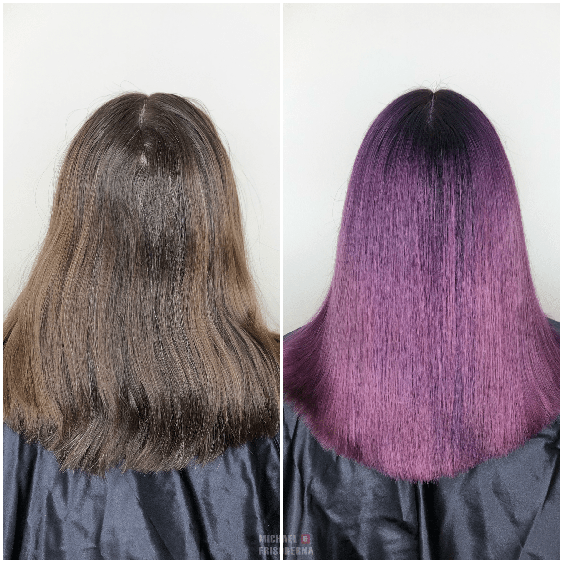 lilahårfärg loreal olaplex