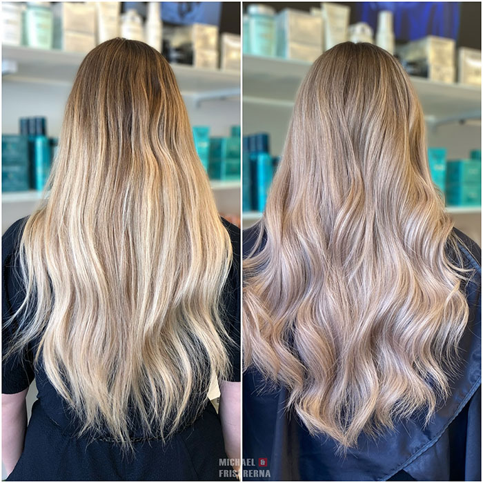 ombre balayage olaplex