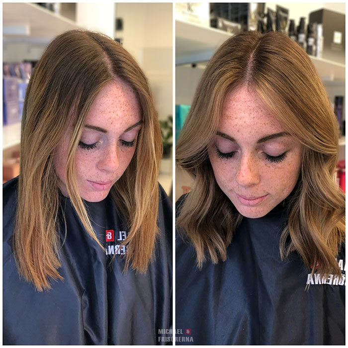 Balayage ombre olaplex