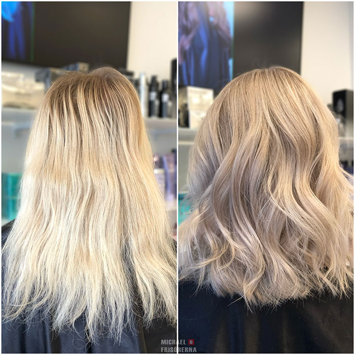 blond olaplex ghd