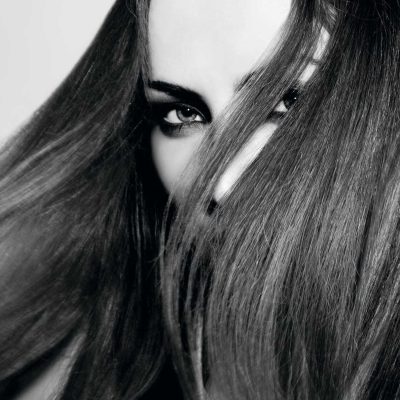 Hårmodell hårmodell